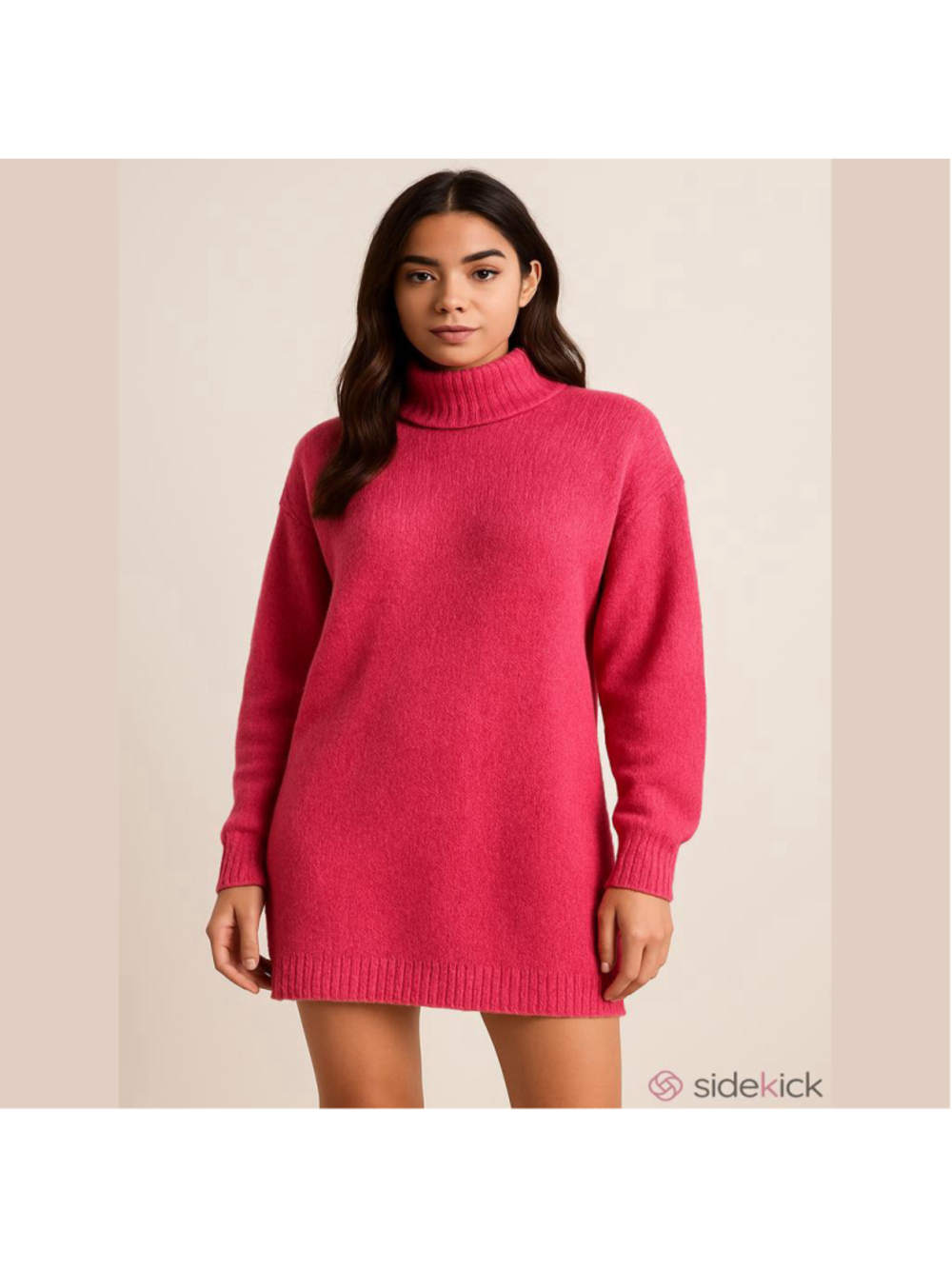 Show Me Your Mumu Timmy Tunic Pink Rose Fuzzy Sweater XL NWT